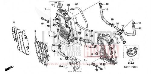 KUEHLER (CR125R5-7) CR125R6 de 2006